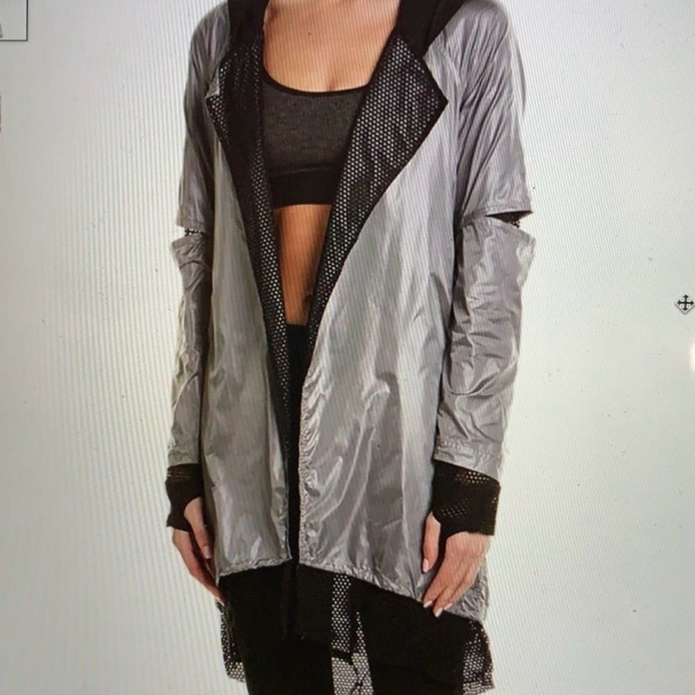 Koral throw-on windbreaker cardigan, S